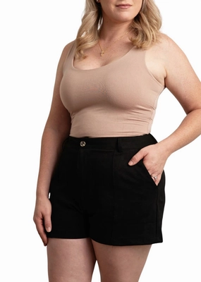 Maya Shorts In Black Sandals
