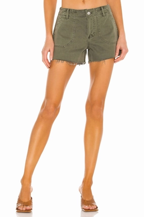 formal alternative Odor-resistant Mayslie Utility Short In Vintage Ivy Green