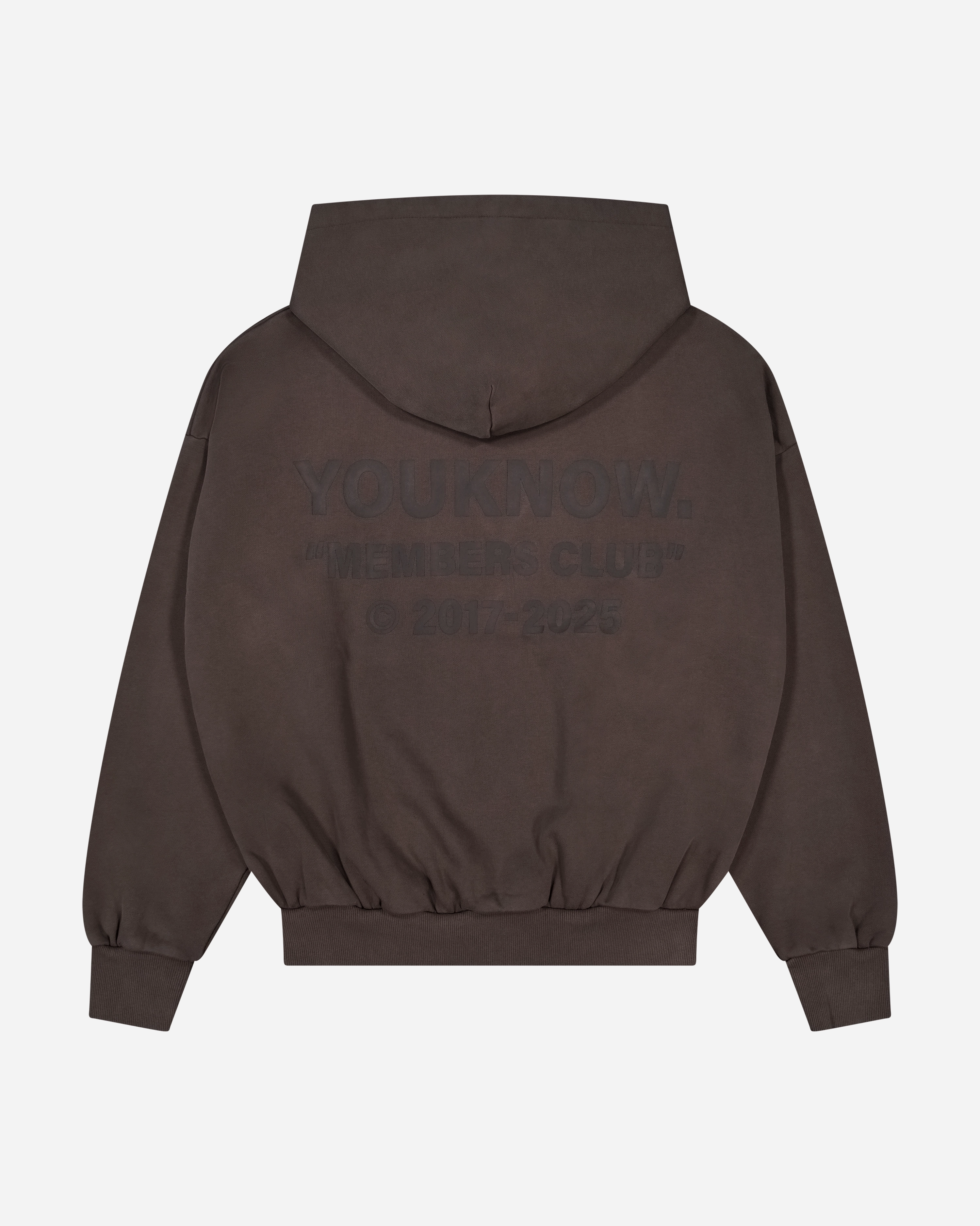 Stretch Knit Technology Members Club Hoodie | Washed Brown