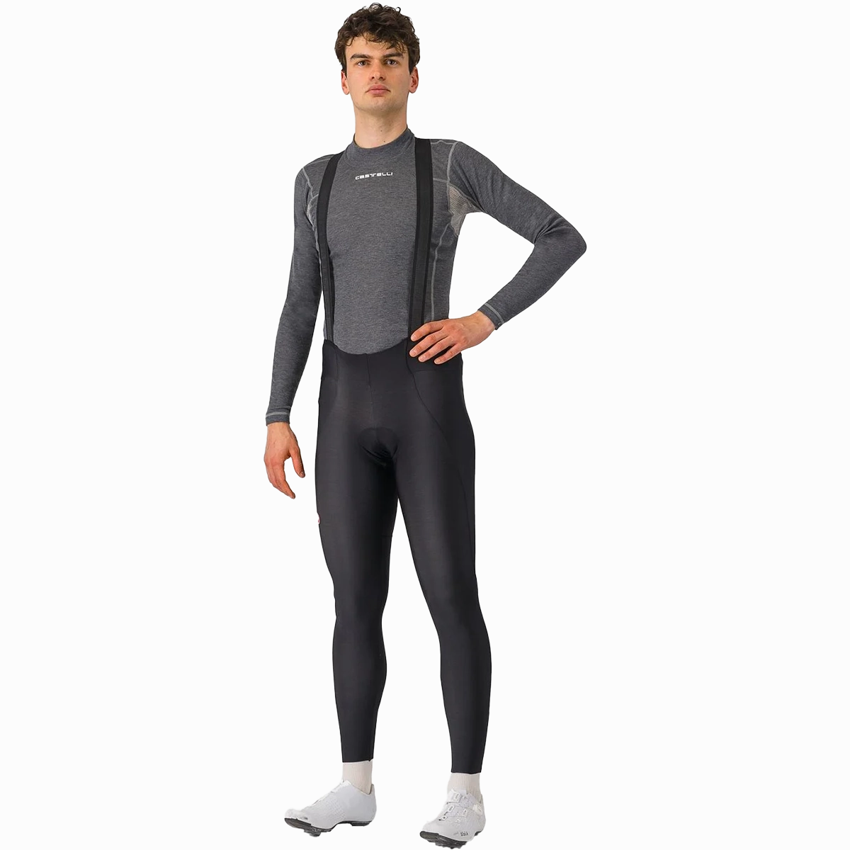 Flattering Fit Active Motion Men's Espresso Bibtight