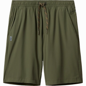 Men's Pursuit 9" Short Unlined Sporty Stretch Fit Rubberized Hem