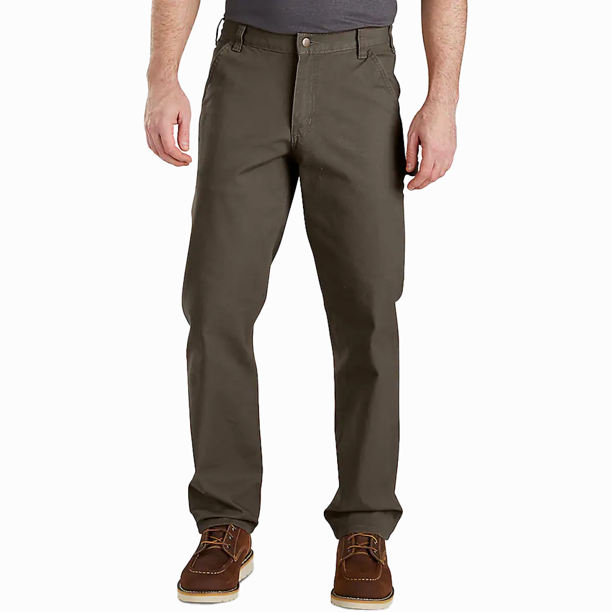 Men's Rugged Flex Duck Utility Work Pant - Relaxed Fit All Day Fit Breathable Wearable