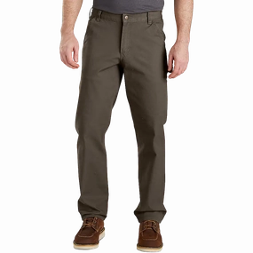 Men's Rugged Flex Duck Utility Work Pant - Relaxed Fit Comfortable Look Wear Casual Must-Have