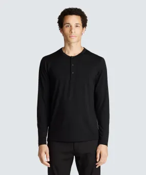 Hot Weather Collectible Men's Long Sleeve Merino Henley