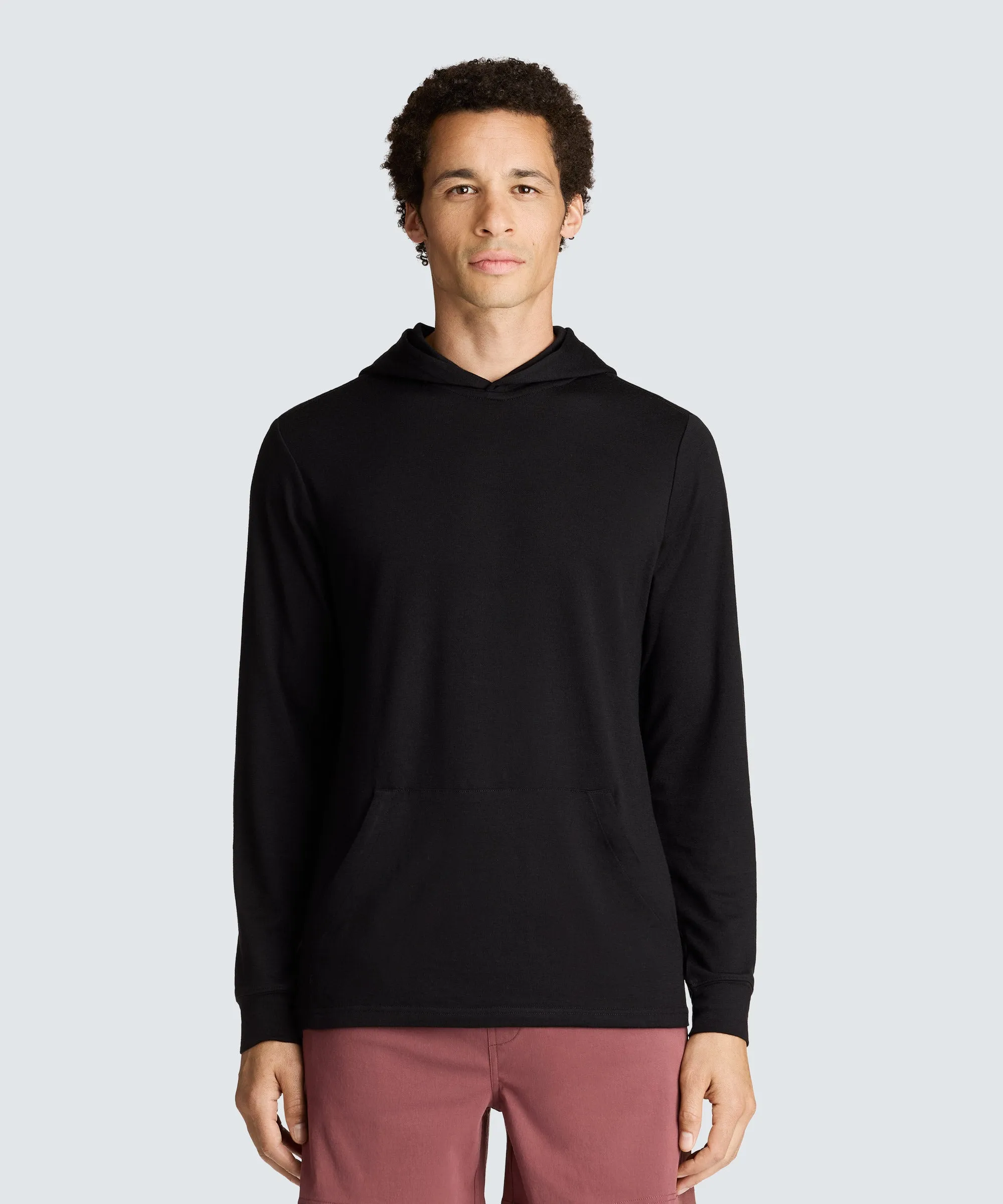 Men's Ultralight Packable Hoodie Dull Plateau area
