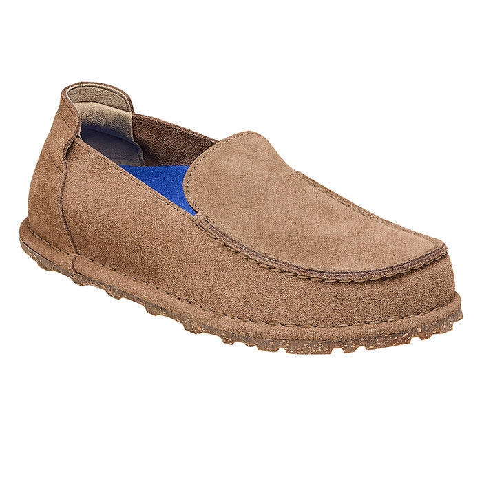 Mens Birkenstock Utti in Taupe Cushion Base