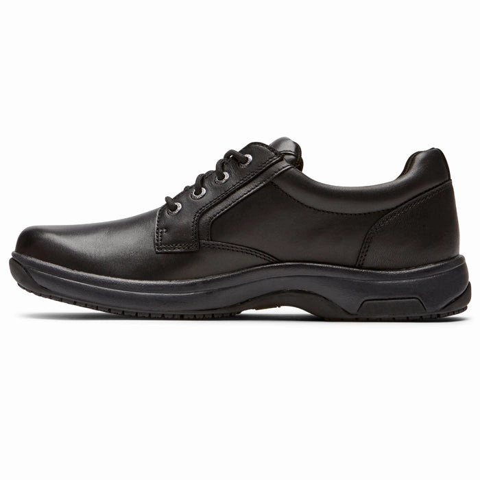 Brand Pop Light Grip Mens Dunham 8000 Service Plain Toe Oxfords Black