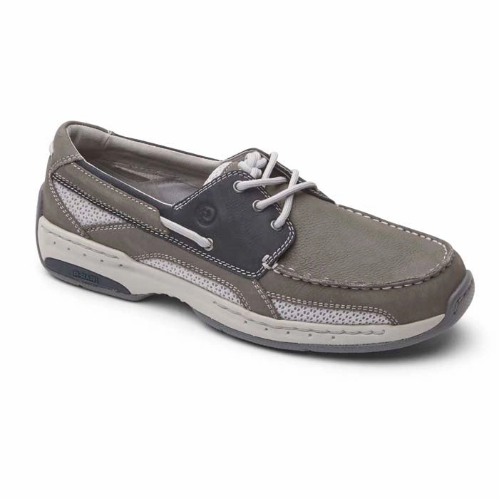 Mens Dunham Captain in Grey/Navy School Run