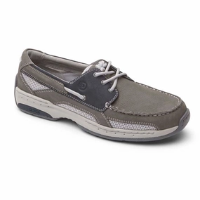 Mens Dunham Captain in Grey/Navy School Run