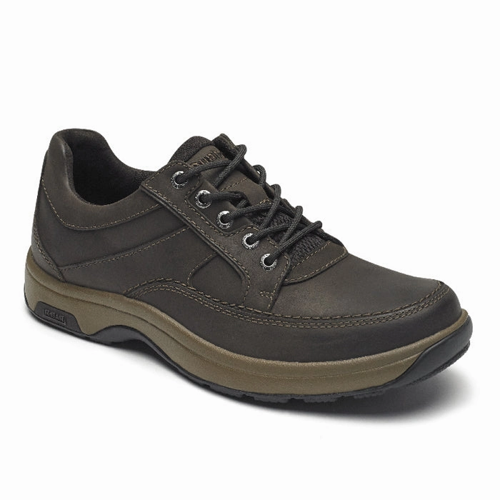 Mens Dunham Midland Oxford Nubuck in Brown Meadow Path Tropical Feel