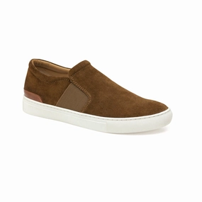 All weather Mens Johnston & Murphy Banks Slip On Tan