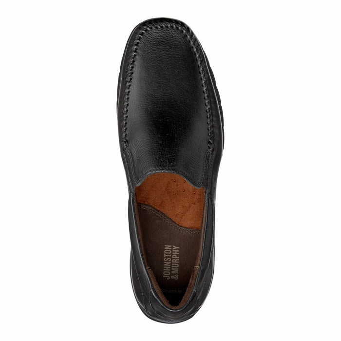 Mens Johnston & Murphy Crawford Venetian Black Foot Cushion SoftSole