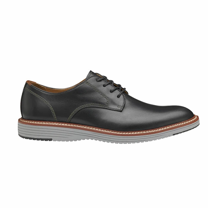 Balanced weight Stable Walk Mens Johnston & Murphy Upton Plain Toe in Black