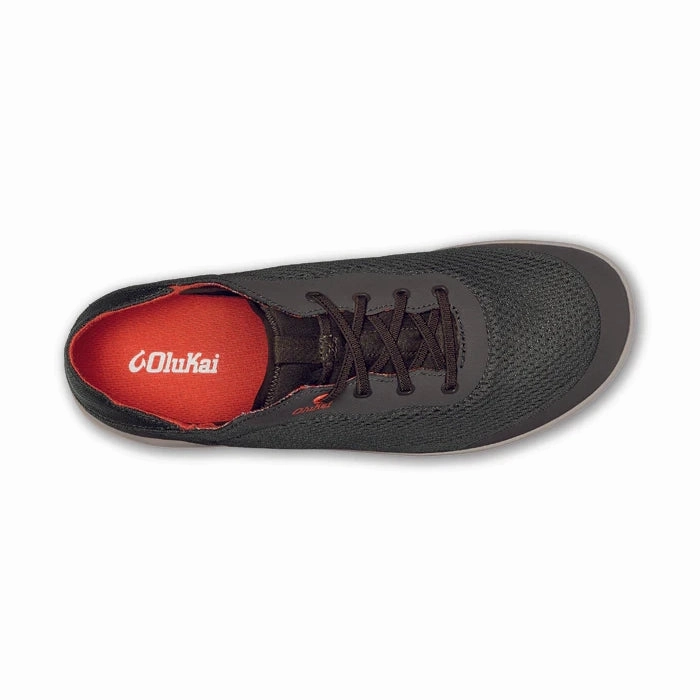Breathable Upper Shoes Mens Olukai Moku Pae Island Salt/Koi