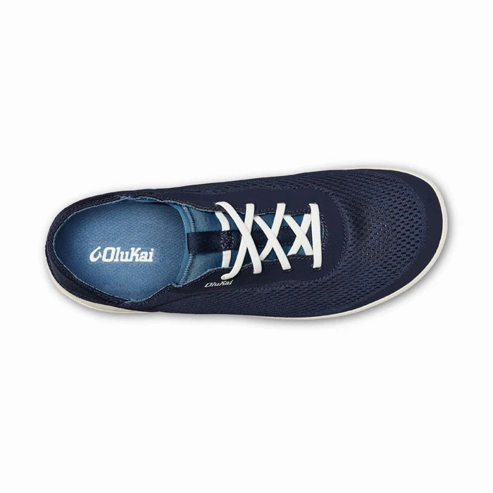 Mens Olukai Moku Pae Trench Blue/Off White Agile Comfort