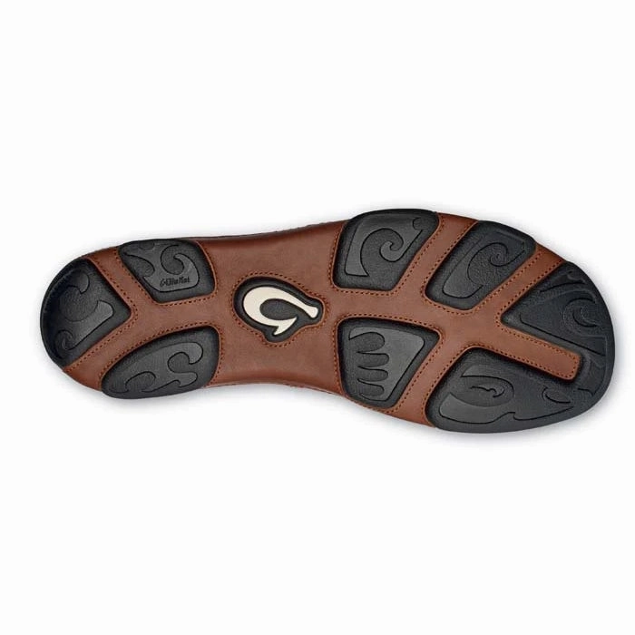 Mens Olukai Moloa in Black Toffee Natural motion Knit Design