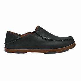 Mens Olukai Moloa in Black Toffee Skip Hike