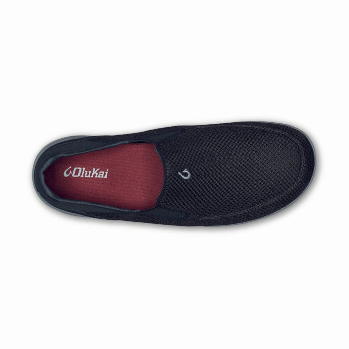 Mens Olukai Nohea Pae Black Relaxed Days Flexible Materials