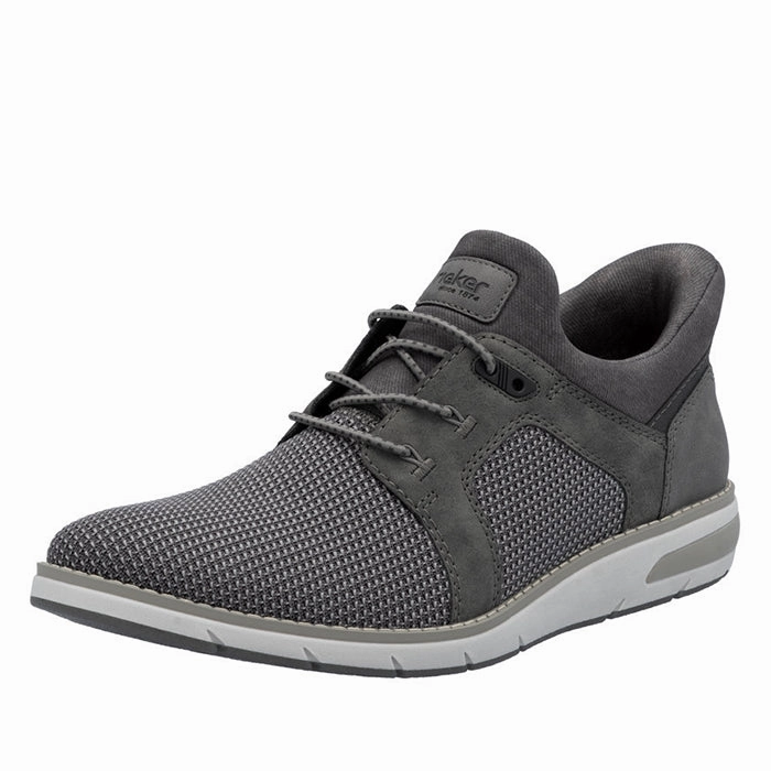 Style Daily Memory Foam Insert Mens Rieker Dustin 58 in Stein/Smoke/Cenere