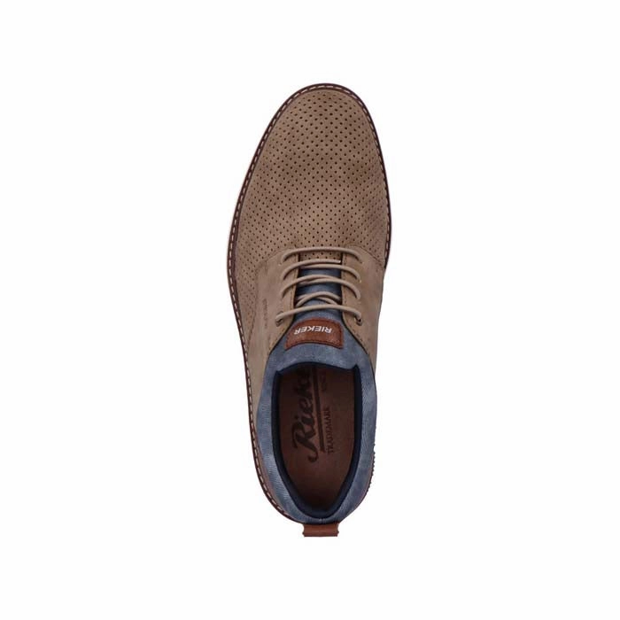 Urban Travel Warm Keep Mens Rieker Dustin in Fango/Toffee/Denim