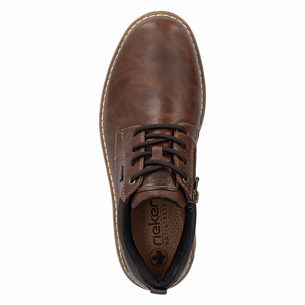 All Use Mens Rieker Ronny 06 in Wood/Toffee/Schwarz