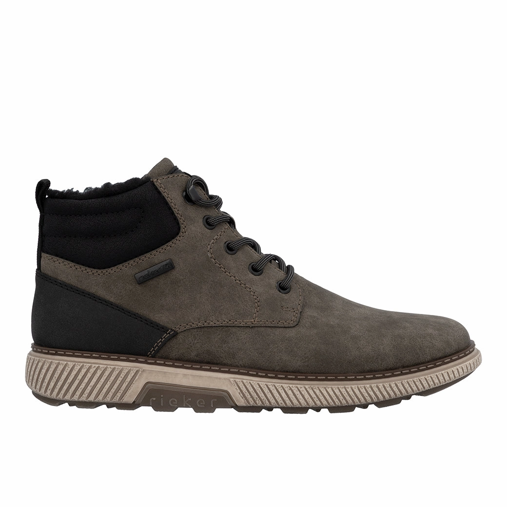 Taxi Ride Mens Rieker Stan 02 in Kaffee/Schwarz