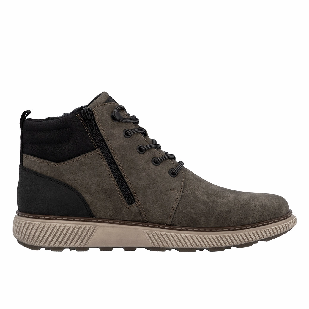 Mens Rieker Stan 02 in Kaffee/Schwarz bike ride Comfortable Style