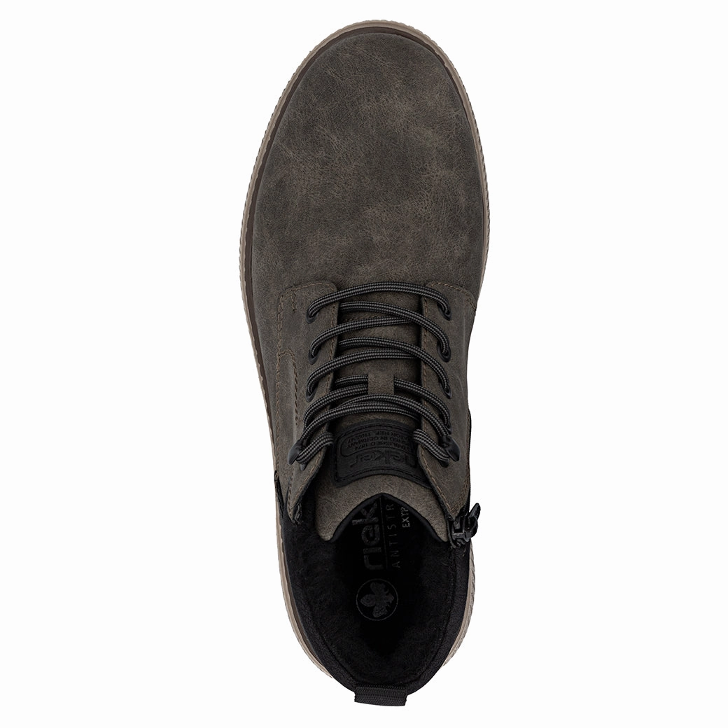 Mens Rieker Stan 02 in Kaffee/Schwarz Chill Mode Shock Diffusing Midsole