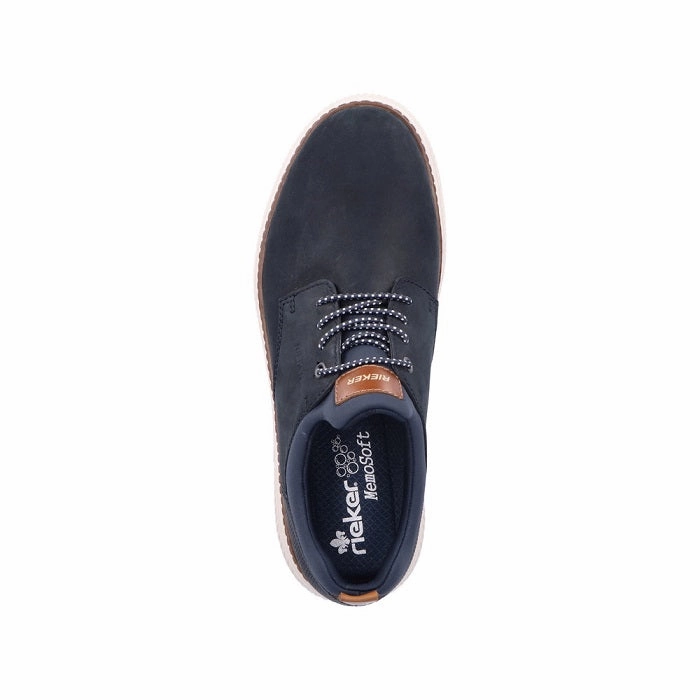 Dusk Walk Shine Step Mens Rieker Stan 60 in Pazifik/Navy/Lake/Amaretto