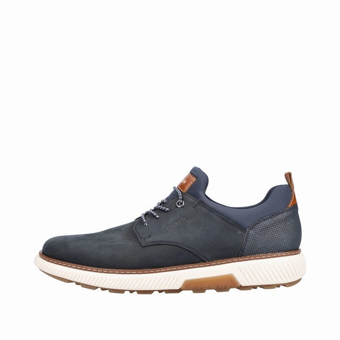 Mens Rieker Stan 60 in Pazifik/Navy/Lake/Amaretto Relax Movement Anti Bacterial