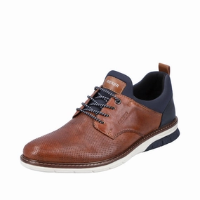 Urban Look Mens Rieker Tevere Nuss/Lake/Navy/Amaretto