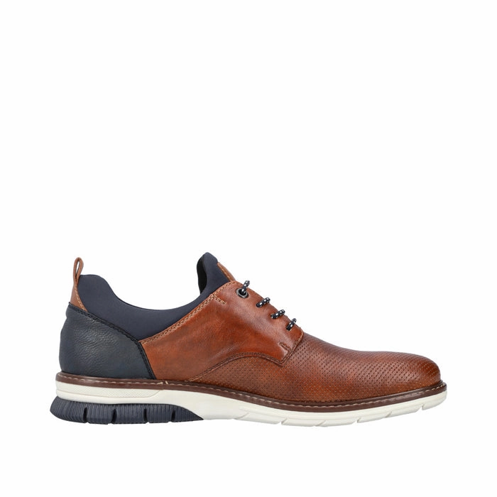 Mens Rieker Tevere Nuss/Lake/Navy/Amaretto Quiet Traction