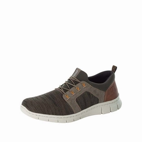 Mens Rieker Timo 96 in Moos/Olive/Mandel Comfortable Foot