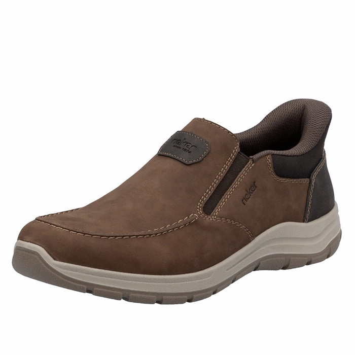 Mens Rieker Todd 55 in Brown/Moro/Braun Sprint Run