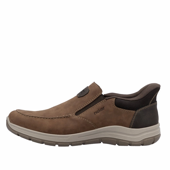 SlipResistant Mens Rieker Todd 55 in Brown/Moro/Braun