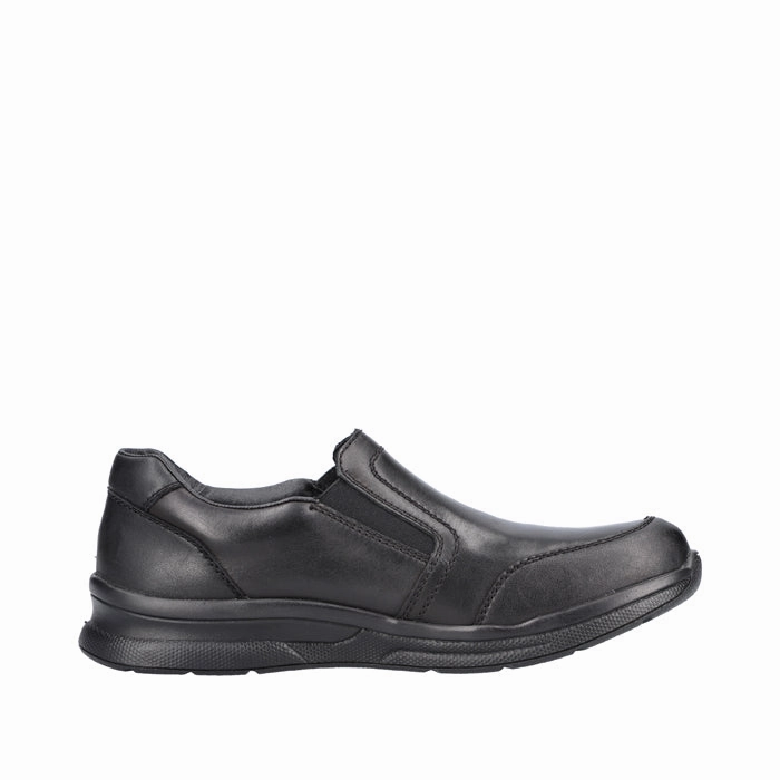 Free Walk Grippy Sole Mens Rieker Turin in Black/Black