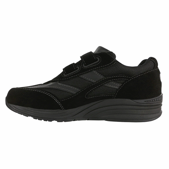 Mens SAS JV Mesh Active Sneaker Black Soft outsole