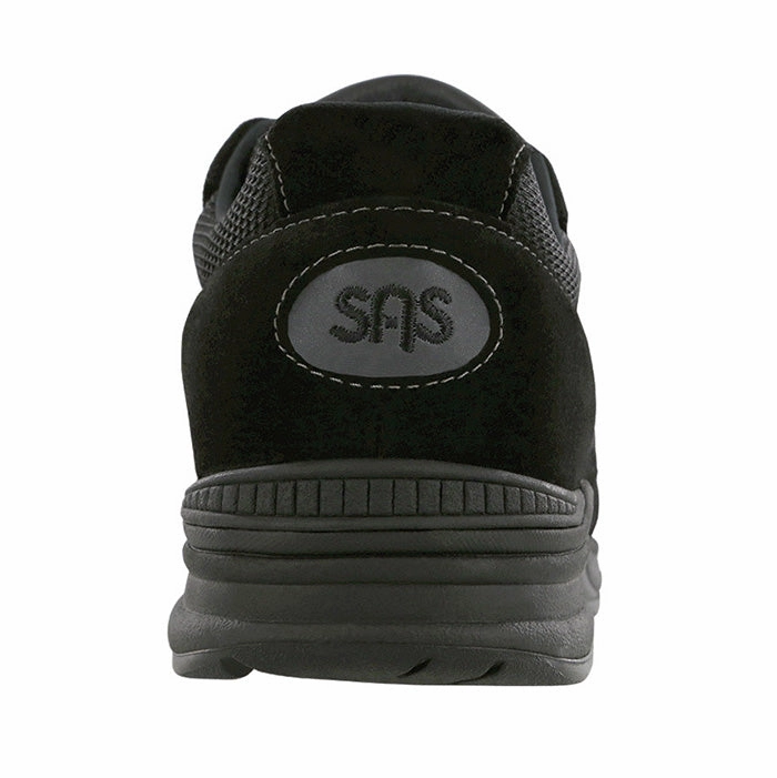 Mens SAS JV Mesh Active Sneaker Black Gentle Fit City Life