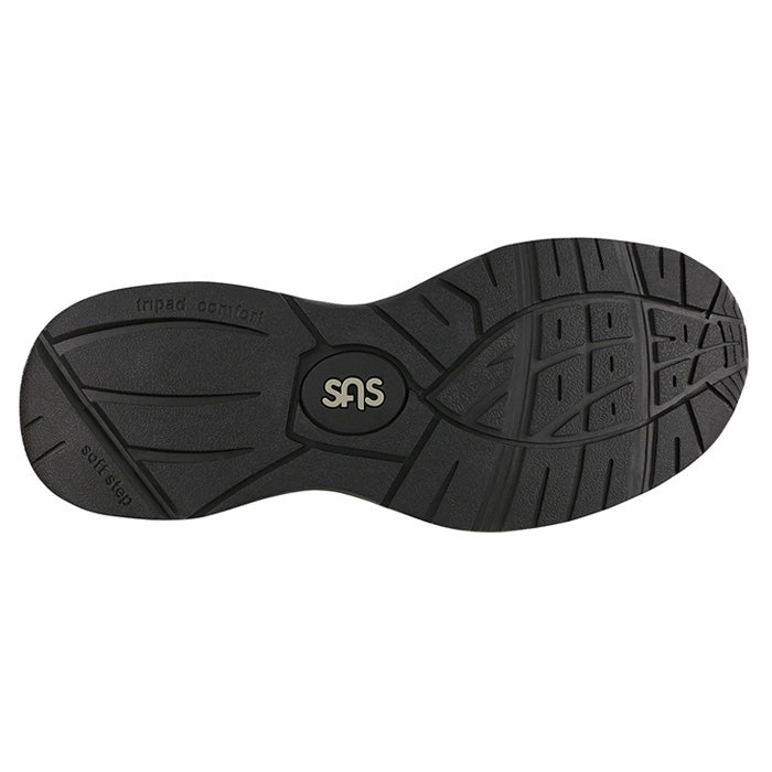 Soft Elastic Collar Route Trek Mens SAS JV Mesh Active Sneaker Black