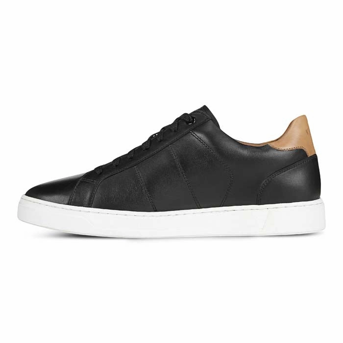 Everyday Wearability Happy Walk Mens Vionic Lucas Court in Black/Tan