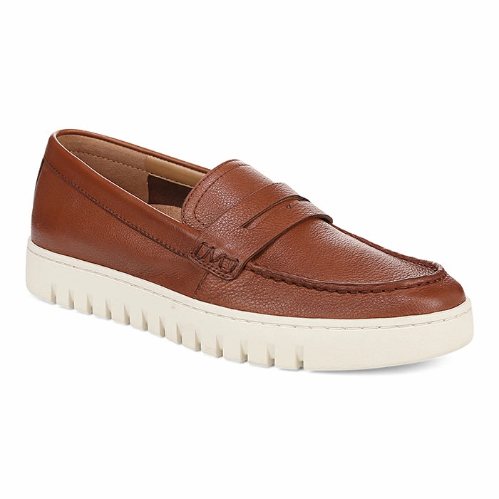 Mens Vionic Uptown in Tan Snack Step comfort features