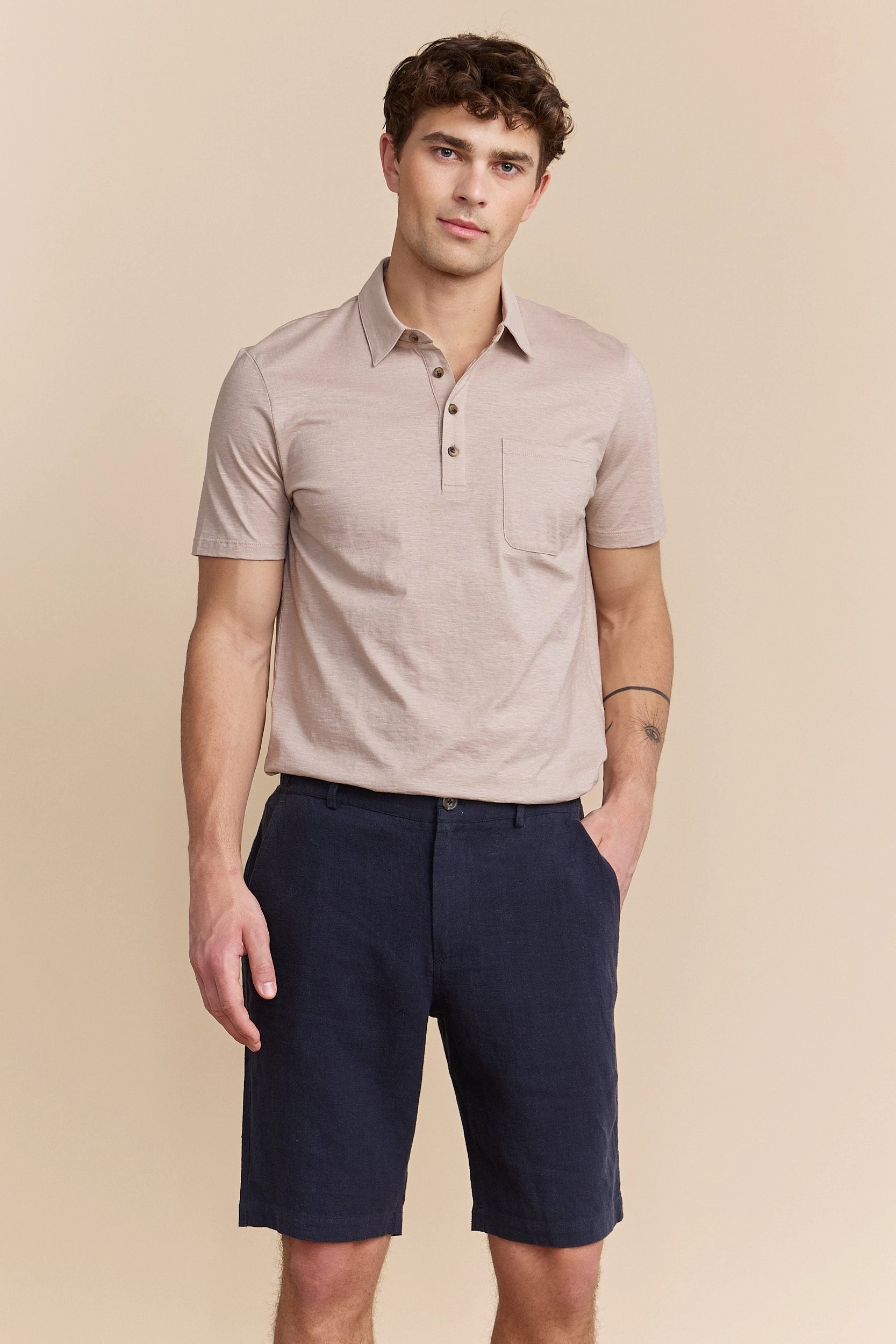 Modern Comfort Performance Wear Mercerized jersey polo