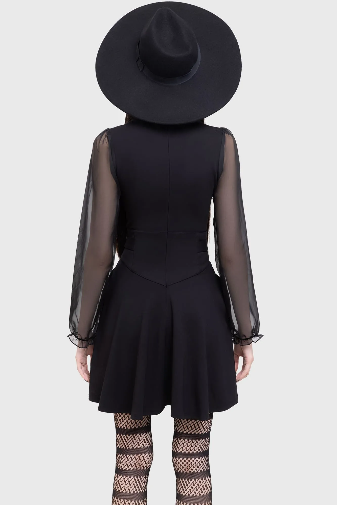 Somber Shadow Dress Elegant Cut Luxe Touch