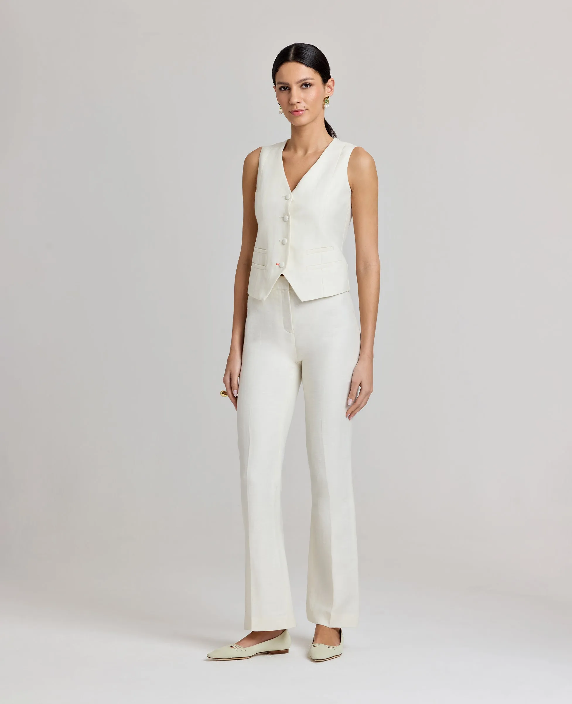 Eco Friendly Fabric Meryl Fitted Waistcoat