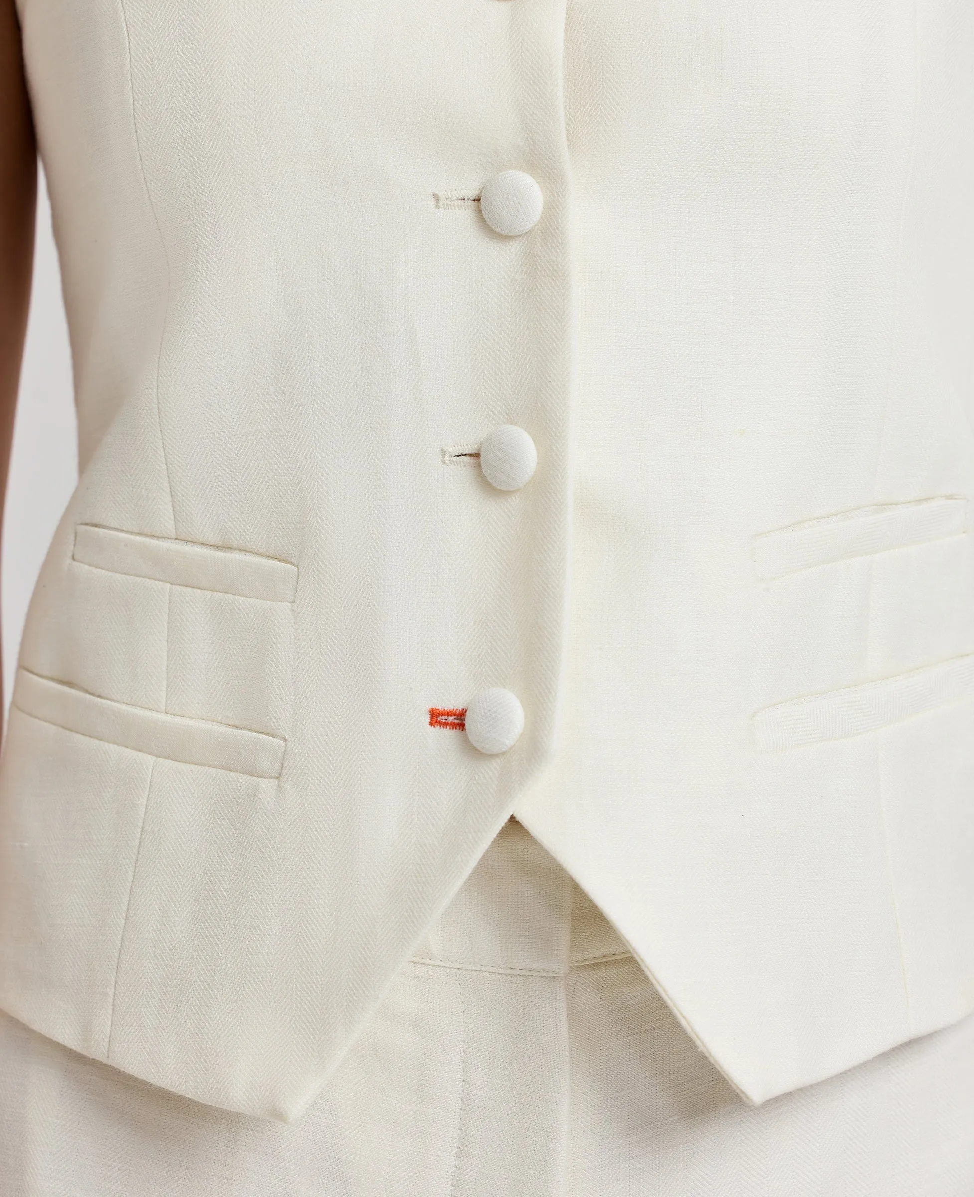 Meryl Fitted Waistcoat AntiStaticCoating
