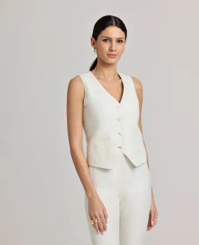 SeamlessShoulderPanels Meryl Fitted Waistcoat