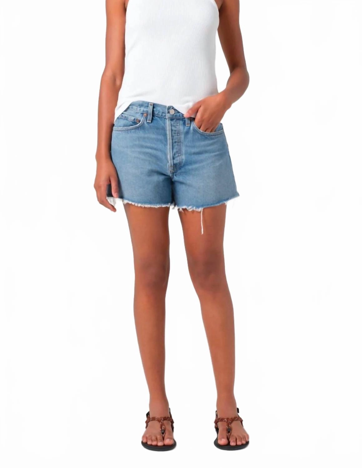 Parker Long Short Loose Fit Vintage In Fairway Weekend Outing