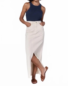 Hypoallergenic fabric Cool Touch Women's Vianna Skirt In Wheat