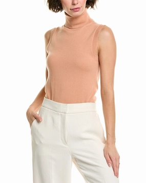 Timeless Cozy Tagless Labeling Michael Kors Collection Cashmere Turtleneck Tank