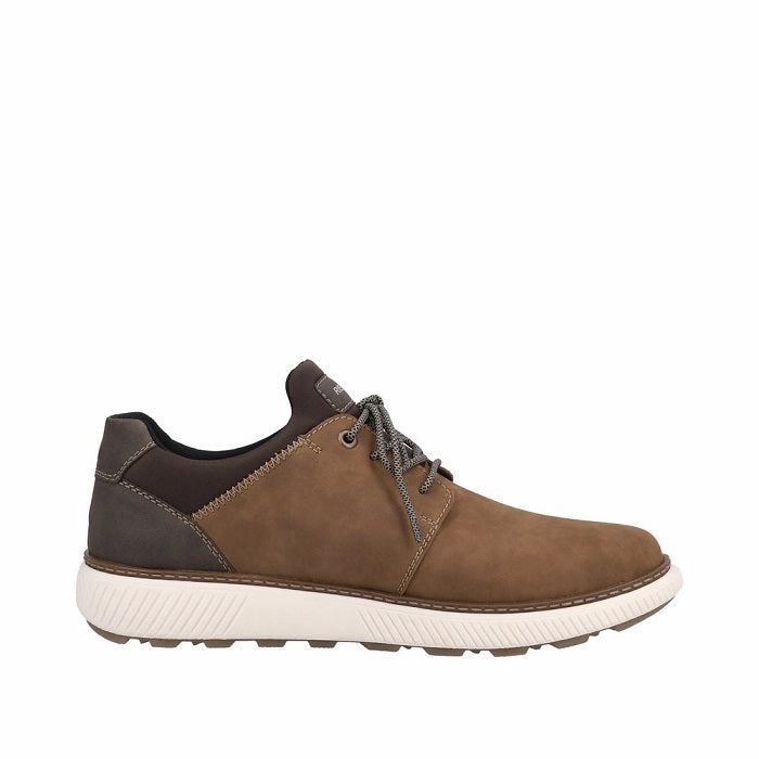 Sunrise Stroll Mens Rieker Stan 55 in Brown/Schoko/Braun